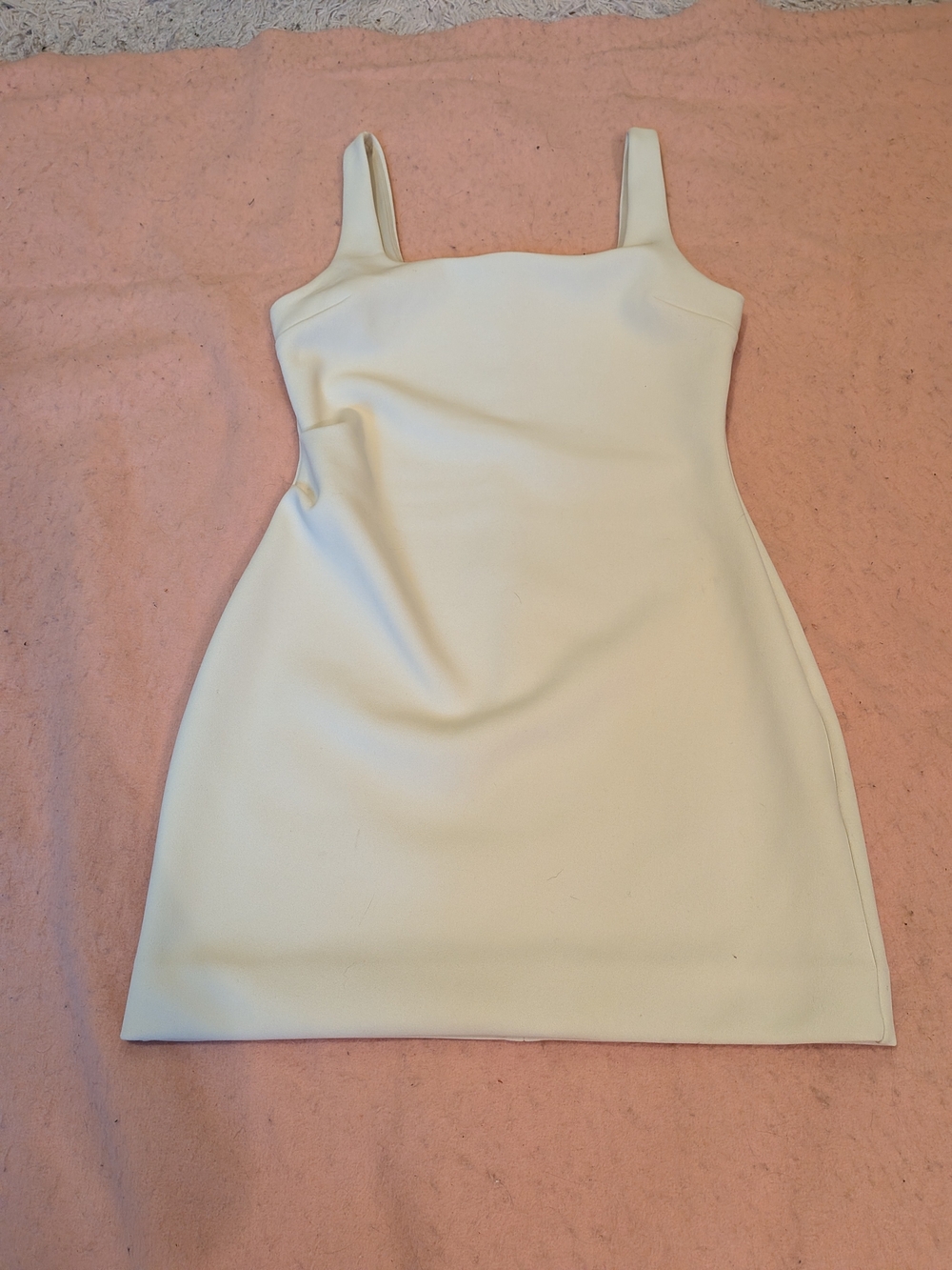 Babaton Mini Dress in Cream Like New